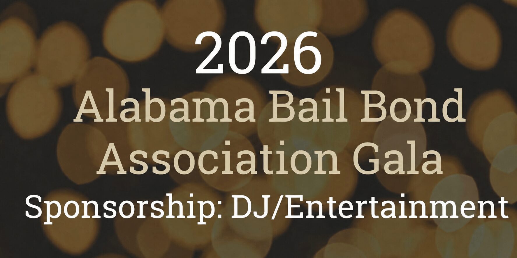 2024 Alabama Bail Bond Association Gala Vendor Registration