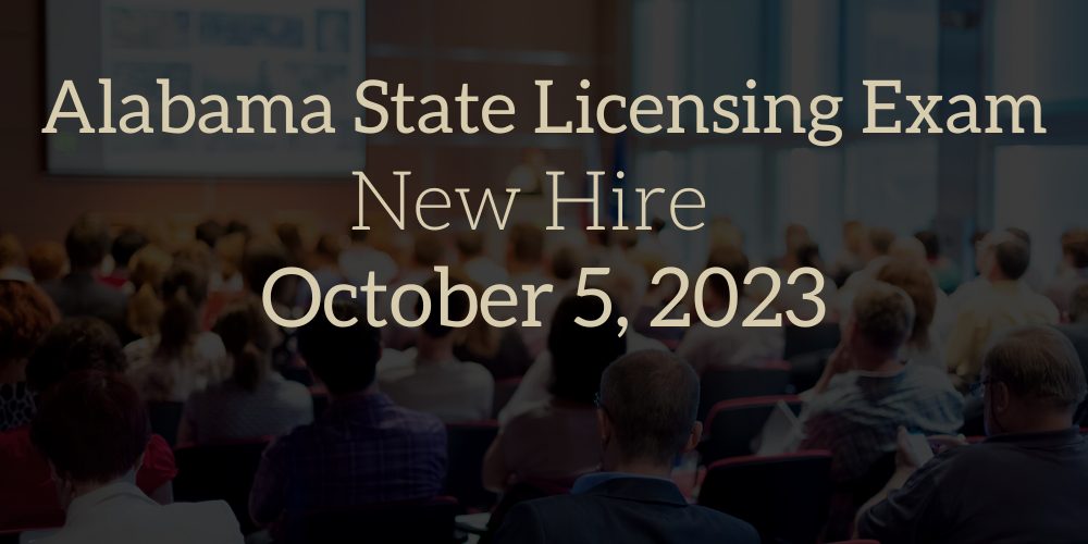 Bail bonds Alabama state licensing course new hire