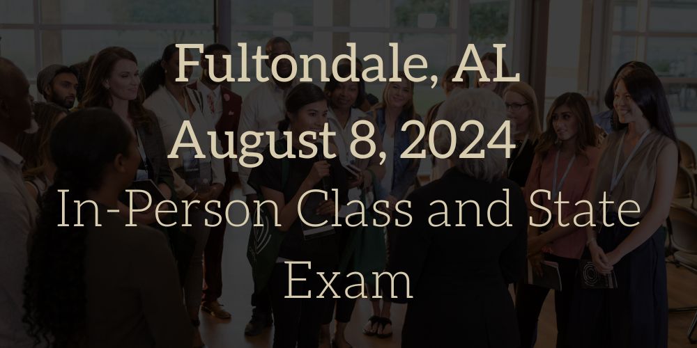 Fultondale In Person Class and State Exam